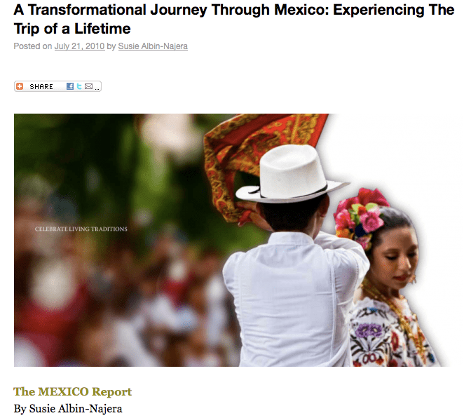 Journey Mexico on The Mexico Report
