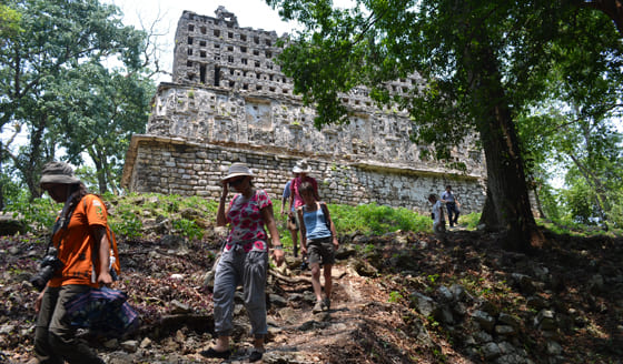 leaving yaxchilan