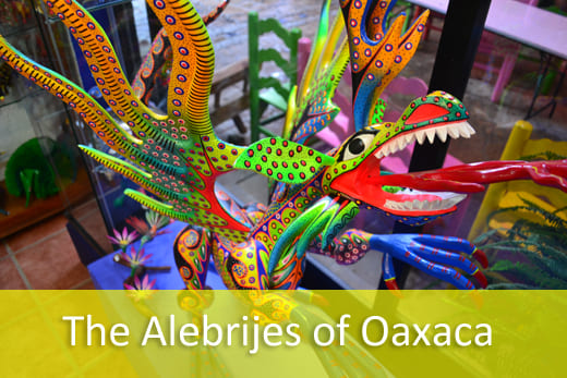 dragon alebrije in oaxaca