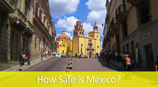 Guanajuato-safety cathedral in Guanajuato, Mexico