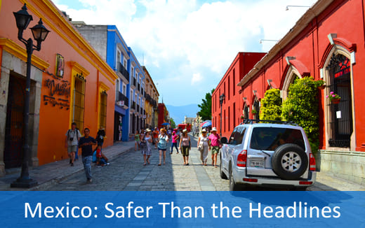 mexico-safety women shopping in Oaxaca, Mexico