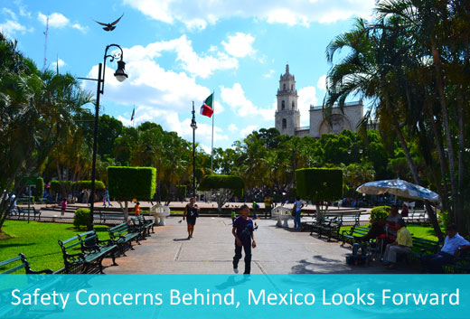 beautiful square in mexico