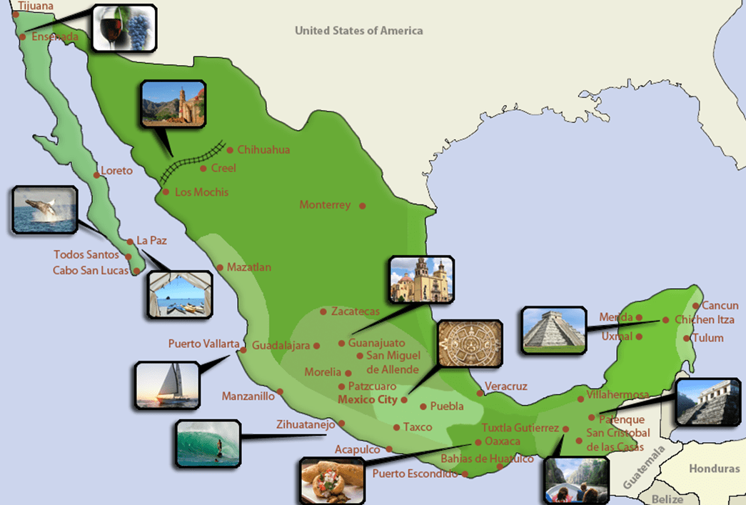 Map of Mexico