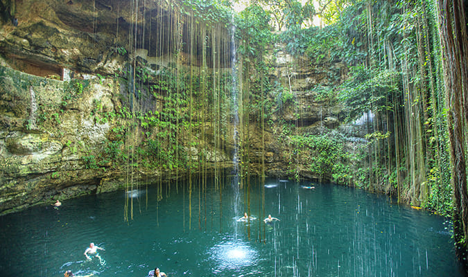 Cenote Ikkil at Chichen