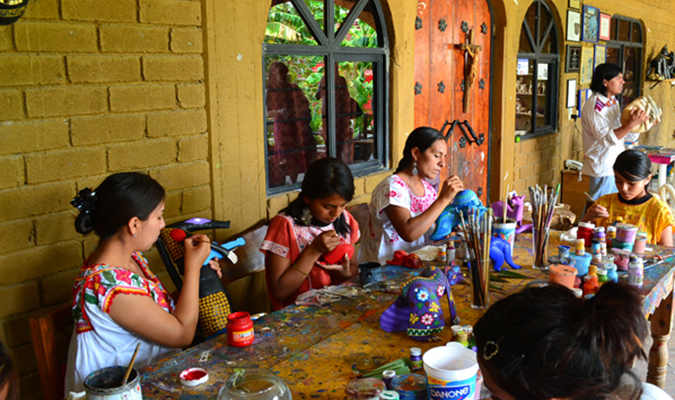 Oaxaca Family Crafts Culture