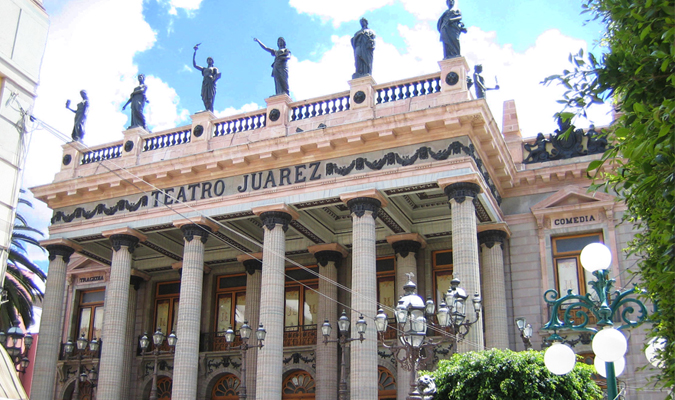 Theater Juarez In Guanajuato Mexico