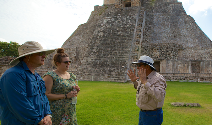 Private guide at Uxmal