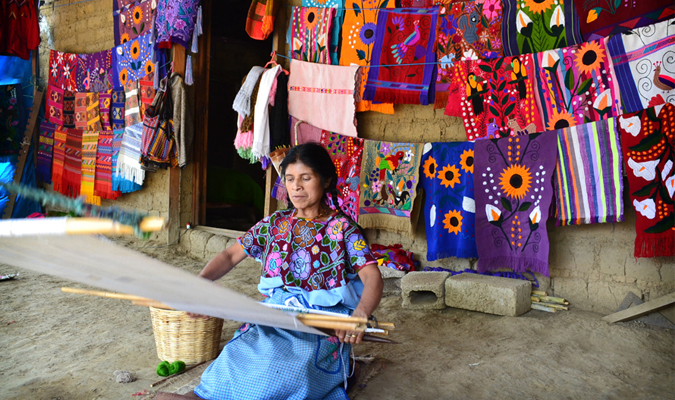 Chiapas weaving