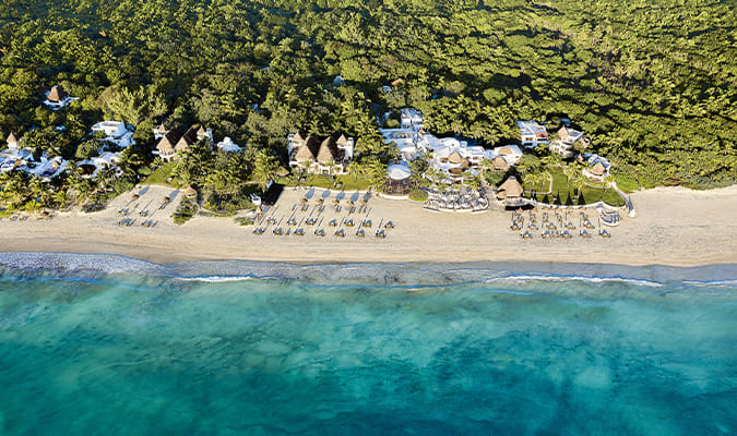 new belmond maroma resort beach view