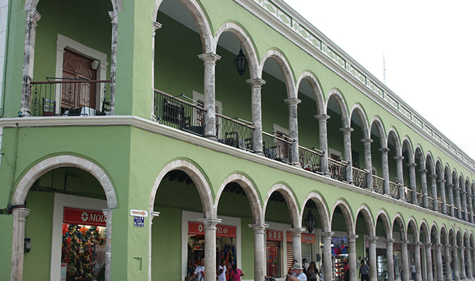 Campeche Building Yucatan Peninsula