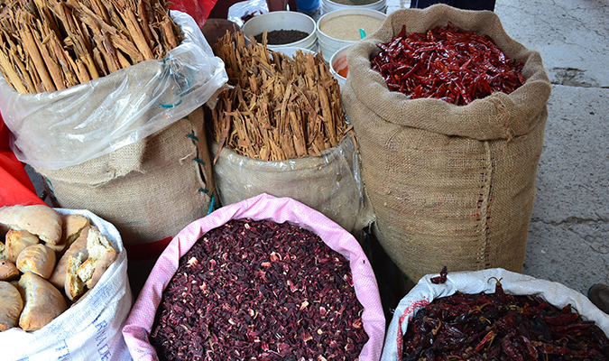 Oaxaca Local Market Spices