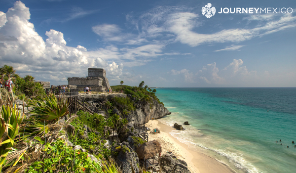 Tulum ruins view 