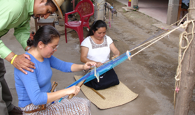 Weaving in Oaxaca