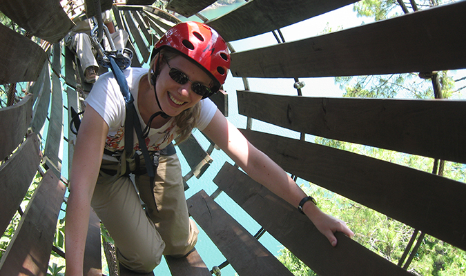 zip line lady chiapas