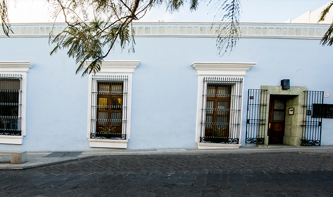 casa oaxaca entrance