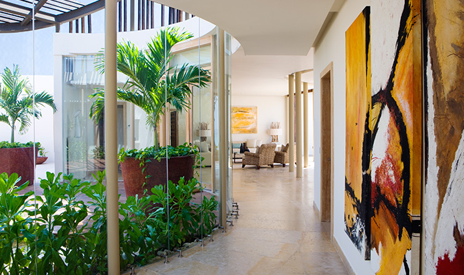 rosewood mayakoba beachfront suite interior