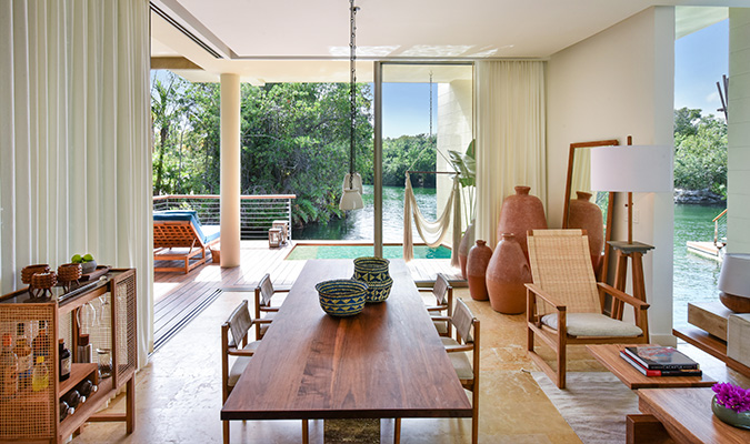 rosewood mayakoba delux dining room