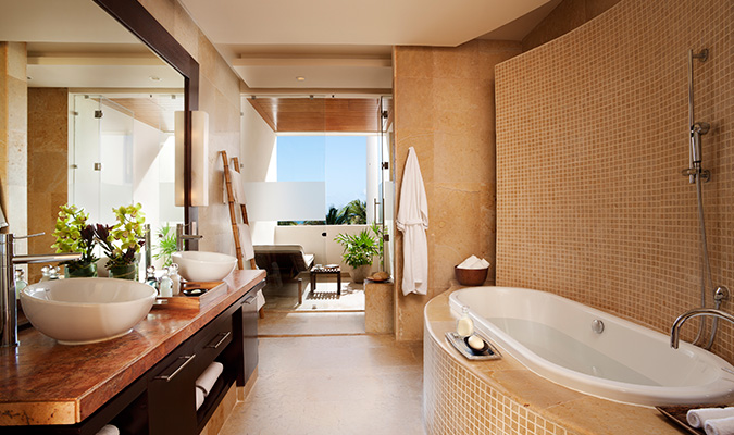 rosewood mayakoba suite bathroom