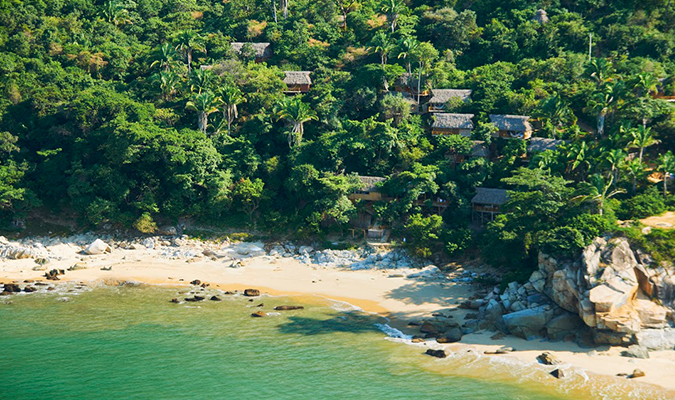 Xinalani's beach, one of the best beaches in Puerto Vallarta