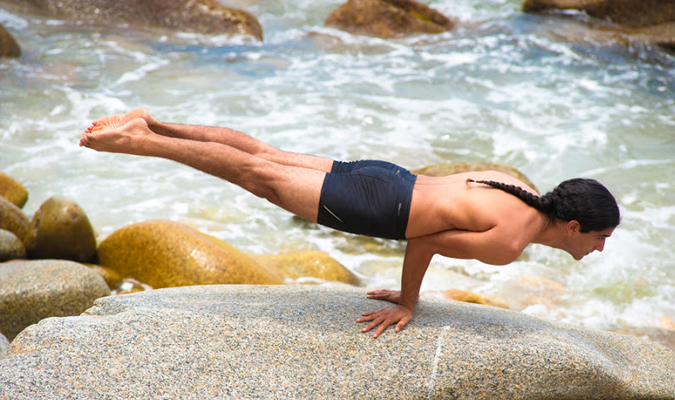 Beach yoga retreat in Mexico