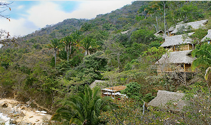 Beach yoga retreat in Mexico