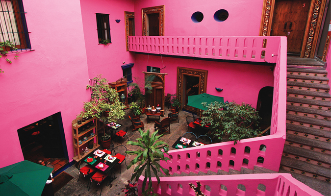 Mexican boutique hotel in Puebla