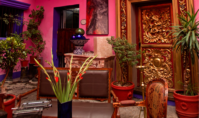 Mexican boutique hotel in Puebla