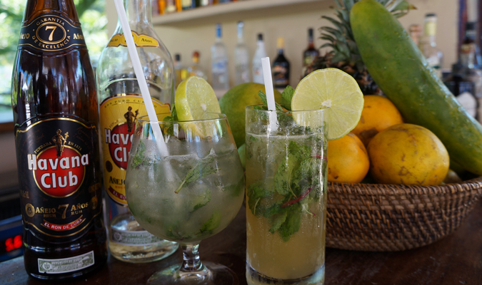 Signature Cuban Mojito at Casa Sandra in Isla Holbox