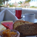 holbox casa sandra breakfast