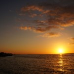 Sunset in isla Holbox