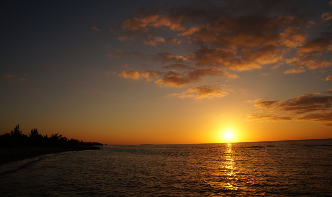 Sunset in isla Holbox