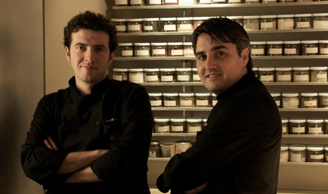 Chef Gerard Bellver y Chef Mikel Alonso. 