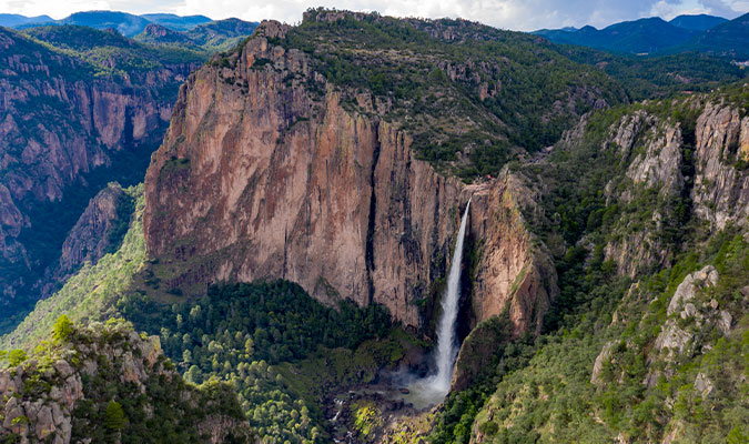 Copper Canyon waterfall