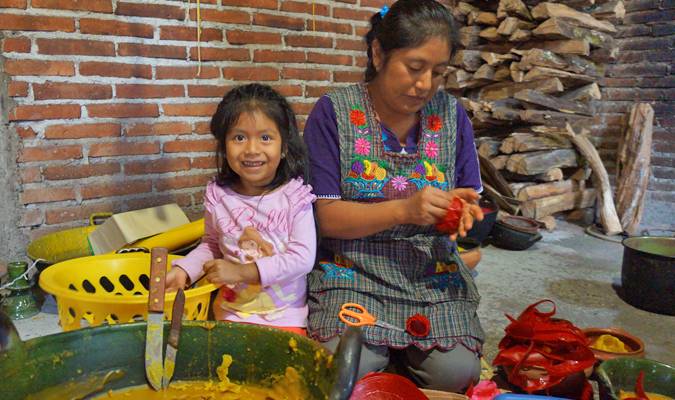 Oaxaca Teotitlan Weavingfamily