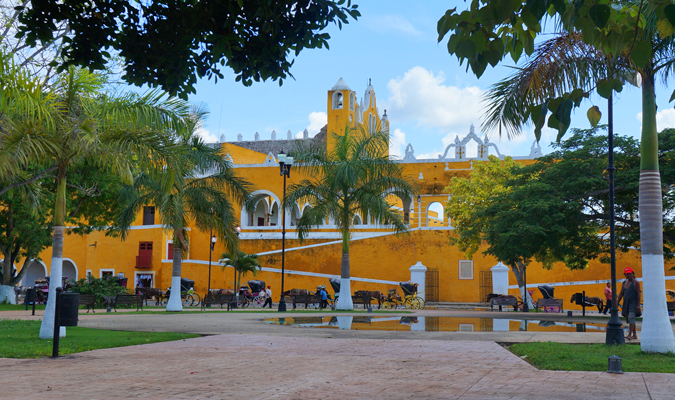 Izamal Magical Town in the Yucatan