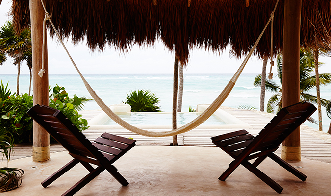 Papaya Playa Casita Ocean Front Chairs