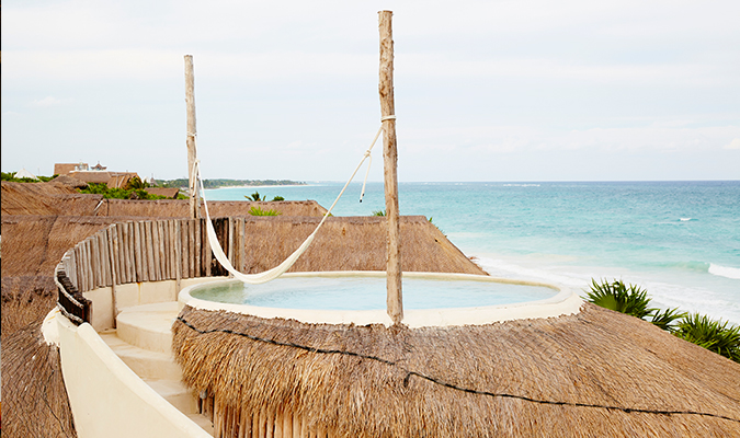 Papaya Playa Casita Ocean Front Roof Pool