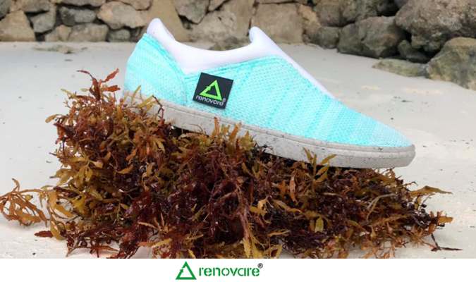 Mexico sargassum shoes from Renovare
