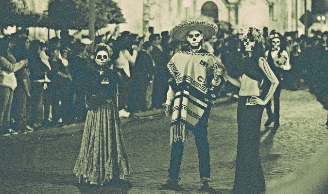 A Day of the Dead parade