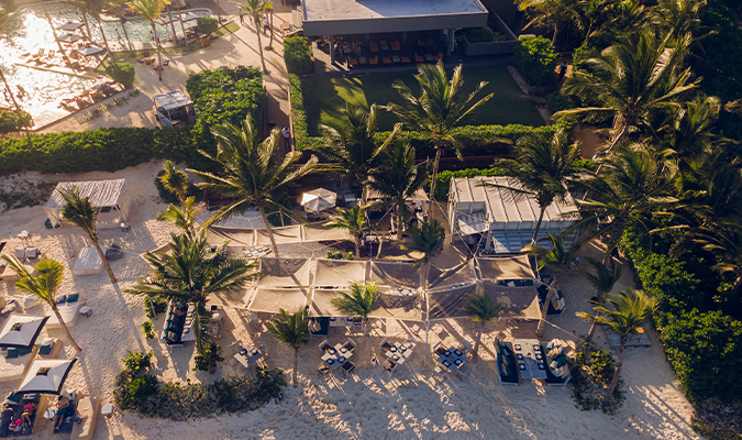 Andaz Mayakoba beach area