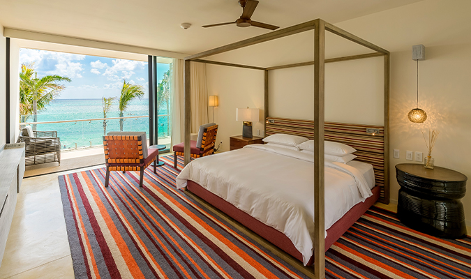 Andaz Mayakoba presidential suite bedroom