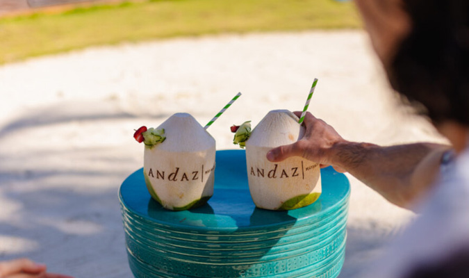 andaz hotel in mayakoba riviera maya luxury beach coconut
