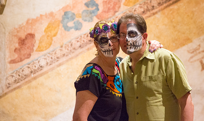 oaxaca day of the dead painted faces
