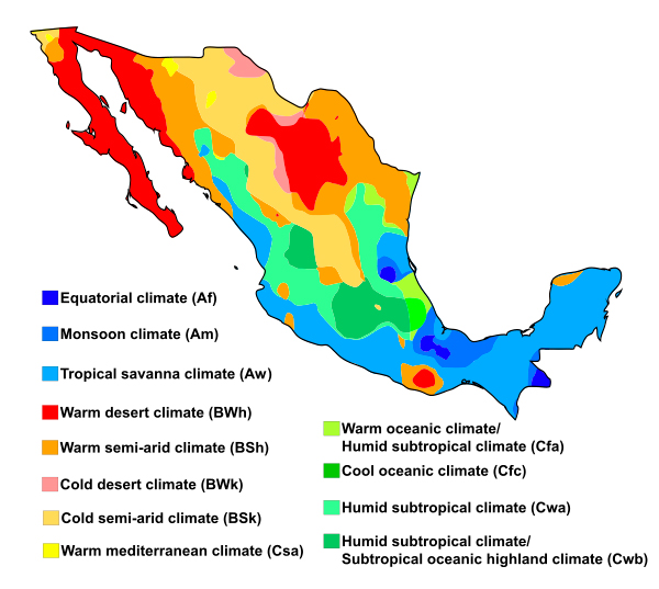 Mexico Climate Classification