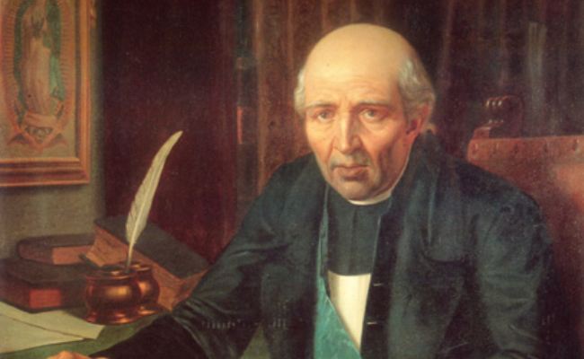 Miguel Hidalgo, who started the fight which lead to Independence day in Mexico