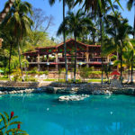 Chan Kah terrace across pool