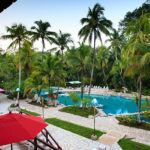 Chan Kah pool from terrace