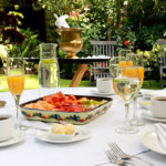 villa ganz outdoor breakfast