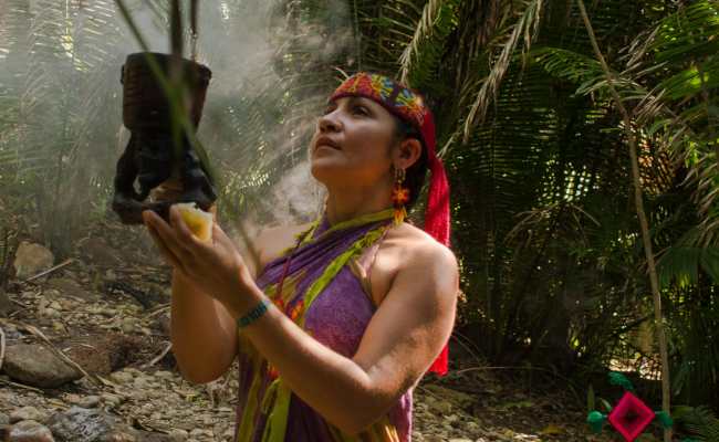 Temazcal ceremony in Imanta