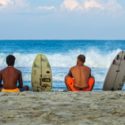 Surfers at Puerto Escondido